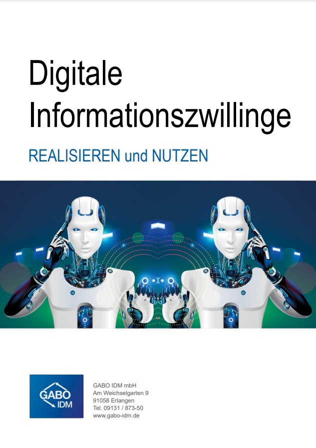Broschüre GABO IDM: Digitale Informationszwillinge